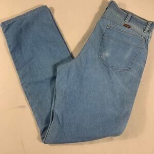 Vintage blue wrangler denim 36x34